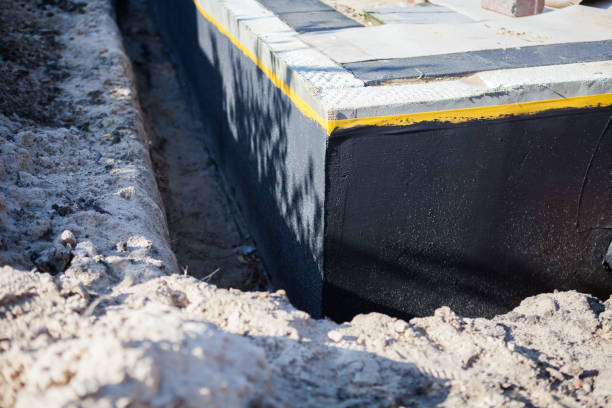 Residential Wet Basement Repair installation at a New Prague, MN home by SJ Waterproofing Pros